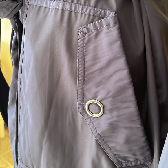 Kristen Blake Trench coat/jacket Navy Blue sz Medium - Picture 4 of 6